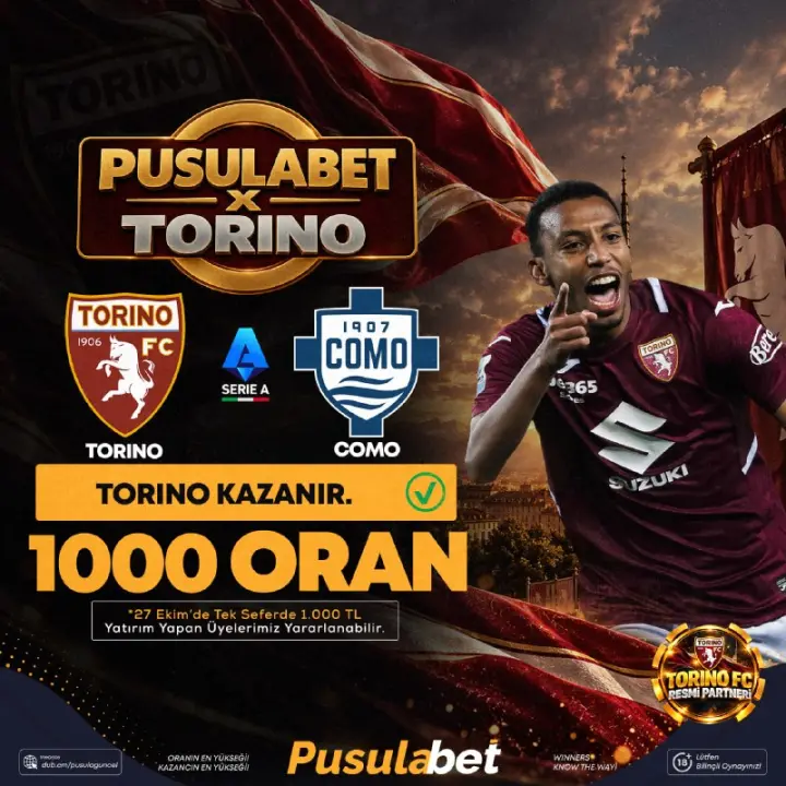 PUSULABET TORİNO ÖZEL ORAN!
