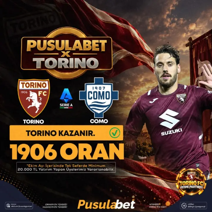 PUSULABET TORİNO ÖZEL ORAN!