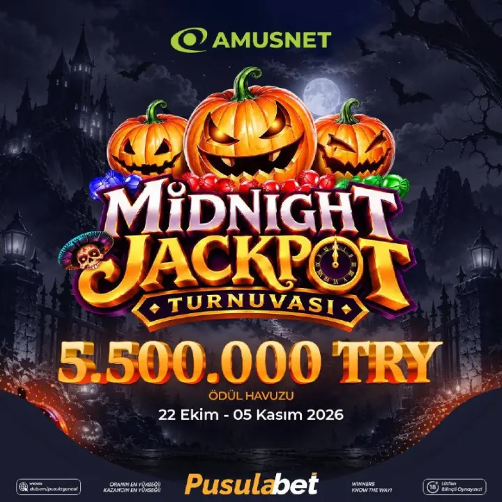 5.500.000 TL ÖDÜLLÜ JACKPOT TURNUVASI !